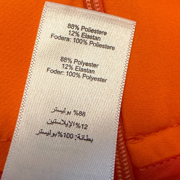 New Karen Millen modern Orange suit jacket 8 and hi waist pants 10 - Picture 9 of 9